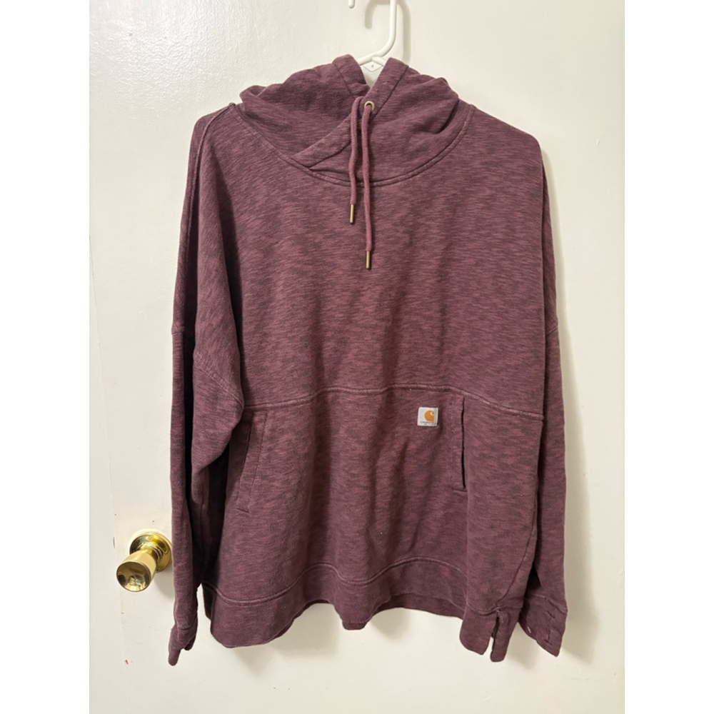 Women's Carhartt Hoodie Sweatshirt Purple Size Unspecified